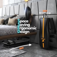 ACTIVEWEIGHT Összecsukható Edzőpad 90° Állítható Fekvő Fekvenyomó Pad Erősítéshez - Black/Papaya 3