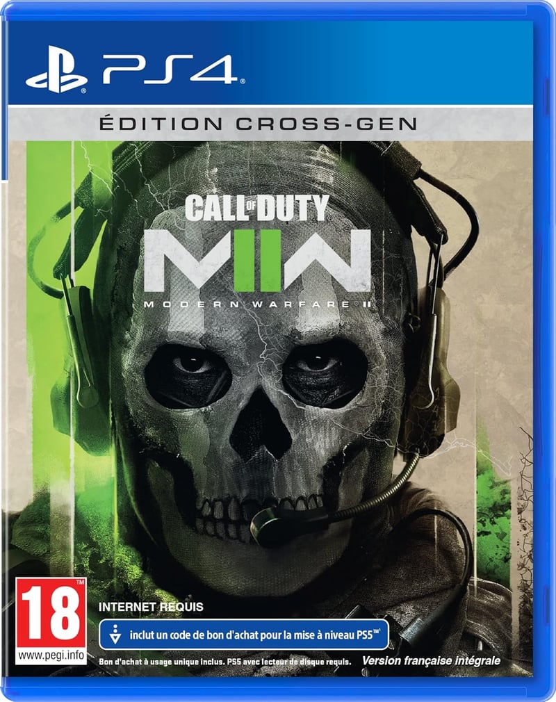 ACTIVISION Call of Duty: Modern Warfare II PS4 játék - PS5 frissítéssel, akciójáték, angol nyelvű, 18+ korhatár