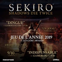 Nálepka na PS4 Activision Sekiro: Shadows Die Twice – Prémiová herná dekorácia na konzolu PlayStation 4 2