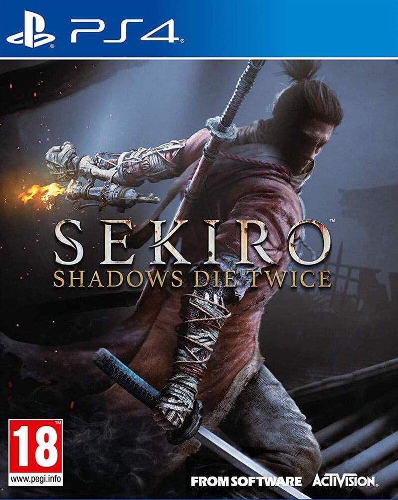 Nálepka na PS4 Activision Sekiro: Shadows Die Twice – Prémiová herná dekorácia na konzolu PlayStation 4