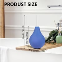 ACWOO 224ml Beöntő Irrigátor Orvosi Szilikonból - Higiénikus BPA-Mentes Bélöblítő Eszköz Kék Színben 2