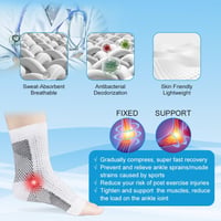 ACWOO Bokavédő Ortopéd Kompressziós Zokni 4 Pár - Lábfej Bandázs Plantar Fasciitis Achilles-ín Neuropátia Ellen 5