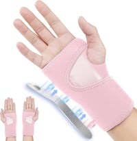ACWOO Csuklótámasz Bandázs Férfi és Női Csuklóvédő Ínhüvelygyulladás Arthritis Ficam Rehabilitáció Jobb Kéz 1