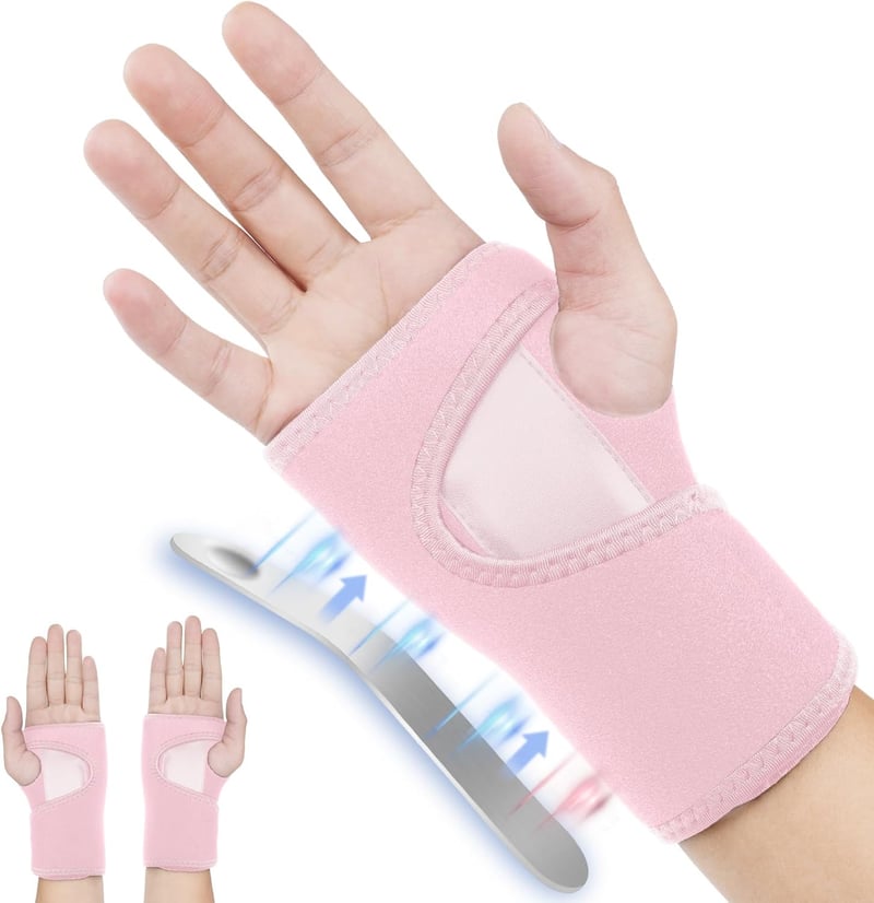 ACWOO Csuklótámasz Bandázs Férfi és Női Csuklóvédő Ínhüvelygyulladás Arthritis Ficam Rehabilitáció Jobb Kéz