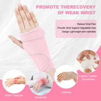 ACWOO Csuklótámasz Bandázs Férfi és Női Csuklóvédő Ínhüvelygyulladás Arthritis Ficam Rehabilitáció Jobb Kéz 5