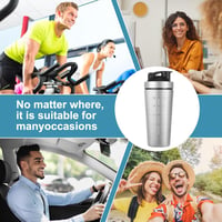 ACWOO Rozsdamentes Acél Protein Shaker 900ml - Sportos Fitnesz Palack Mérlegekkel, BPA Mentes Szivárgásmentes Fehérje Turmix 8