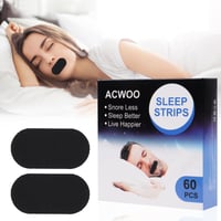 ACWOO Szájszalag Alváshoz, 60 db Horkolás Elleni Szájtapasz, Ovális Alvási Tapasz, Légzés Javító Szájragasztó 1