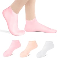 ACWOO Szilikonos Hidratáló Zokni 3 Pár - Géles Talpápoló Zokni Aloe Verával Csúszásmentes Otthoni Spa Kezeléshez 1