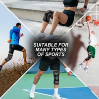 ACWOO Térdrögzítő XL Kompressziós Ujj Patella Géllel Stabilizátorokkal 7