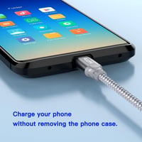 Aczhk 2 db 0.5 m USB C töltőkábel 3.1A gyors töltés nejlonfonattal iPhone 16 15 Pro Max Galaxy S24 S23 Huawei P60 kompatibilis 6