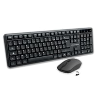 AD ADVANCE SilentKeys bežični set tipkovnice i miša - crni - AZERTY 105 tipki 1
