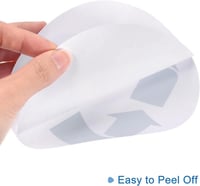Újrahasznosítási matrica szemetesre - 2db, 12,7cm, kék-fehér, szelektív gyűjtéshez 3