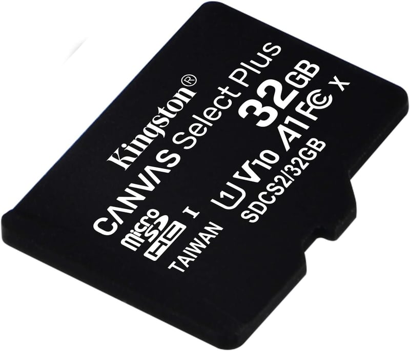 Kingston Canvas Select Plus 32GB microSD memóriakártya, Class 10