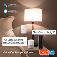 Jinvoo WiFi Okos Fali Kapcsoló - 1/2/3 Gombos Érintésvezérlés, Távirányítás Telefonról, Alexa/Google Home Kompatibilis, Időzítő Funkcióval,  8