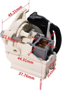 YUCKMZ Csomagtérajtó Zármotor Aktuátor - Kompatibilis Renault Clio MK2, Megane, Twingo MK1 Modellekkel - Egyszerű Beszerelés - 7700435694 5