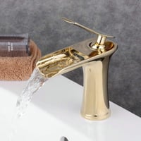 Beelee BL9009G Arany Vízesés Mosdócsap - Egykaros, Fürdőszobai 3