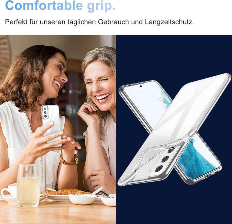 Samsung Galaxy S22 Átlátszó Ultravékony Védőtok - Karcálló, Sárgulásmentes TPU