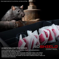 Roshield Pro Box 4 Egér- és Patkánycsapda Szett - Kültéri és Beltéri Rágcsálóirtó Dobozok, Fekete, 4 db 3