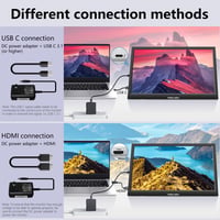 Pisichen 17,3" Hordozható Monitor 1600x900 HD Felbontással - USB-C HDMI Csatlakozás PC, Laptop, Switch, Xbox Kompatibilis Külső Kijelző Beép 3
