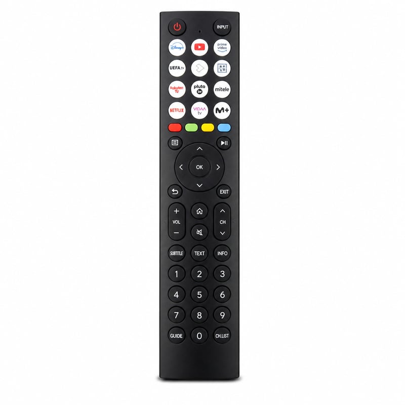 Daljinski upravljač za Hisense 40A5KQ QLED TV – za 40-inčni (101 cm) Full HD Smart TV, crni, rezervni dio skinut s doniranog uređaja