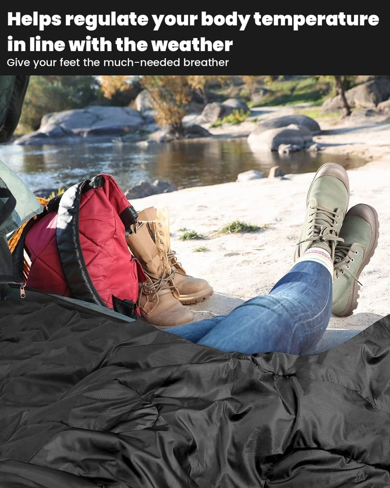 Sac de dormit Sportneer pentru adulți și copii, ușor și portabil, ideal pentru camping