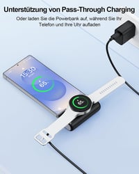 ADADPU 5000mAh 3az1-ben Power Bank Samsung Galaxy Watch iPhone gyorstöltés 2