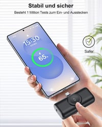 ADADPU 5000mAh 3az1-ben Power Bank Samsung Galaxy Watch iPhone gyorstöltés 4