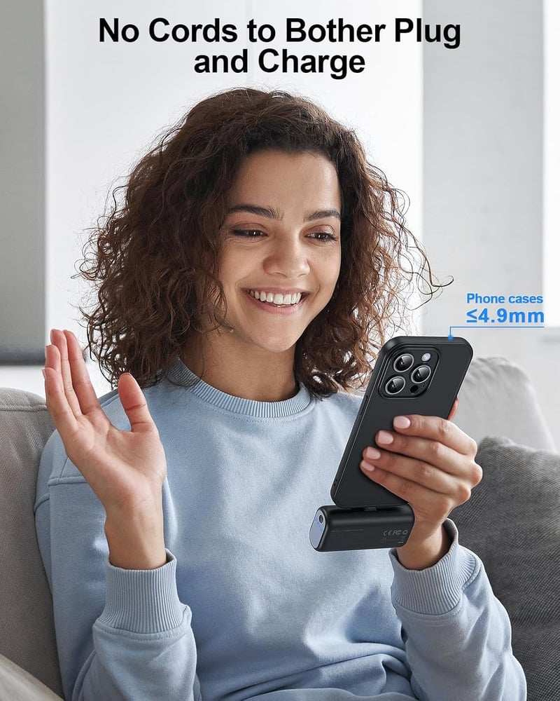 ADADPU 5000mAh 3in1 Power Bank iPhone Apple Watch gyors töltés
