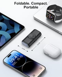 ADADPU 5000mAh 3in1 Power Bank iPhone Apple Watch gyors töltés 4