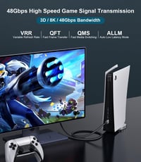 Adauxter HDMI 2.1 kábel 48Gbps, 8K/4K, eARC, HDR10+ - 2 m 6
