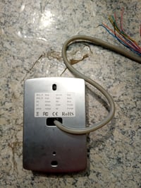 Prístupová klávesnica Retekess T-AC04, IP68 vodotesná, kovová, PIN kód, RFID 125 kHz, 2000 používateľov, WG26, s podsvietením, na dvere 4