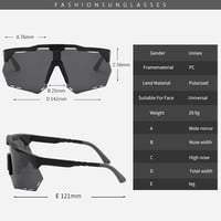 ZUMLLOMA UV400 Polarizált Kerékpáros Napszemüveg - MTB, Futás, Golf 6