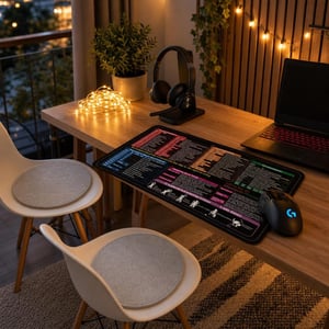 Gamer set: 2× podložka pod myš + slúchadlá s potlačením hluku + 120 LED pás + 2× podsedák