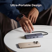 UGREEN Revodok Pro 10Gbps USB-C Hub HDMI 4K@60Hz Ethernet Adapter - 2 USB-A 3.2 és USB-C 3.2 porttal iPhone 16, iPad, MacBook, Mac Mini M4,  6