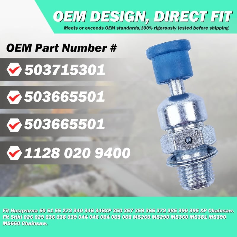 ADEFOL Dekompressziós Szelep STIHL MS240 MS260 MS360 MS440 Husqvarna K760 372