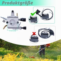 Karburátor a zapaľovacia cievka Adefol pre krovinorez Stihl FS120 FS200 FS250 FS300 FS350 FS380 - súprava náhradných dielov 5 v 1 s tesnením 3