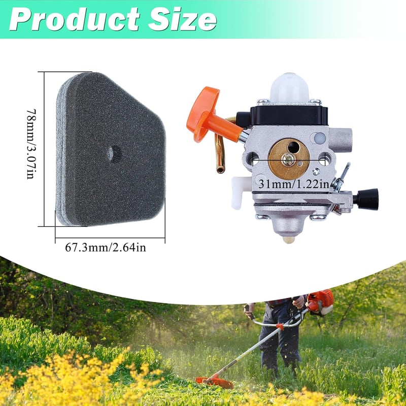 Adefol Karburátor Stihl FS87 FS90 FS100 FS110 Fűkasza Alkatrész
