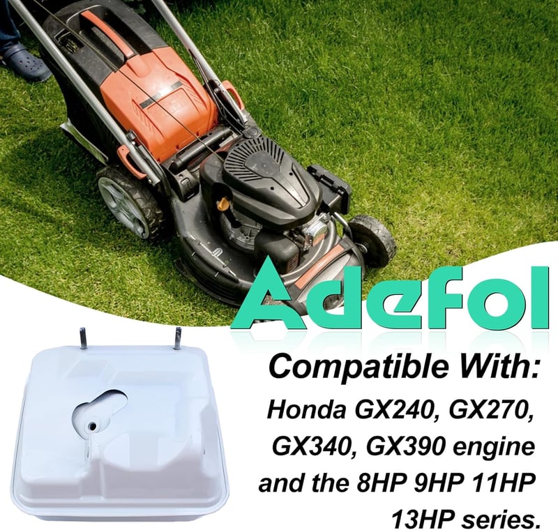 ADEFOL Üzemanyagtartály Készlet Honda GX240/270/340/390 Motorokhoz - 9 részes Szett Gyújtógyertyával és Üzemanyagszűrővel