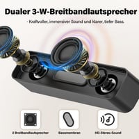 ADELGO SoundBar Mini USB Hangszóró PC-hez, Laptophoz - 5W Sztereó Hang, Plug and Play Csatlakozás, Kompakt Méret, Univerzális Kompatibilitás 2