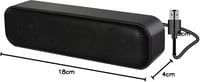 ADELGO SoundBar Mini USB Hangszóró PC-hez, Laptophoz - 5W Sztereó Hang, Plug and Play Csatlakozás, Kompakt Méret, Univerzális Kompatibilitás 8