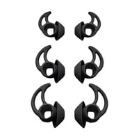 Adhiper Silikónové nadstavce pre slúchadlá Bose QuietComfort a Sport Earbuds, veľkosť S/M/L, 3 páry, čierne, náhradné koncovky 1
