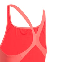 Dievčenské plavky adidas 3-Stripes C-Back, Semi Lucid Red/biela, veľkosť 14-15 rokov 6