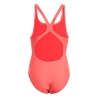 Dievčenské plavky adidas 3-Stripes C-Back, Semi Lucid Red/biela, veľkosť 14-15 rokov 2
