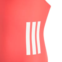 Dievčenské plavky adidas 3-Stripes C-Back, Semi Lucid Red/biela, veľkosť 14-15 rokov 5