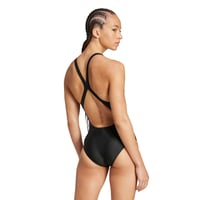 Dámske plavky Adidas 3-Stripes C-Back - čierno-biele - veľkosť 38 2