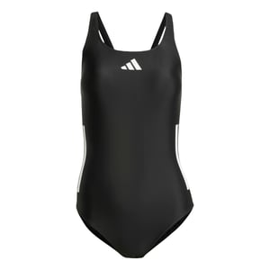 Dámske plavky Adidas 3-Stripes C-Back - čierno-biele - veľkosť 38