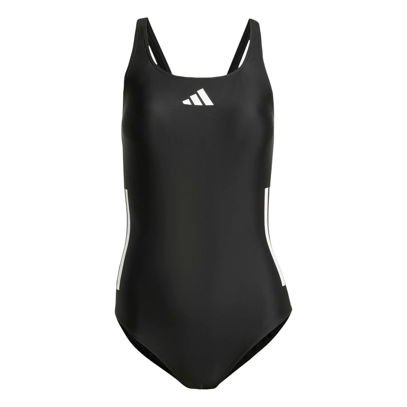 Dámske plavky Adidas 3-Stripes C-Back - čierno-biele - veľkosť 38