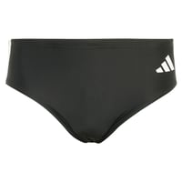 Pánske plavecké šortky adidas 3 Stripes – čierno-biele, veľkosť XL – pruhované plavky 4