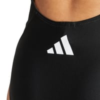 Dámske plavky Adidas 3 Stripes V-Back – čierno-biele, veľkosť 42 4