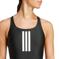Dámske plavky Adidas 3 Stripes V-Back – čierno-biele, veľkosť 42 5